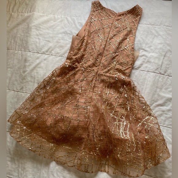 Pink Sunset Graduation Dress - Picture 2 of 3